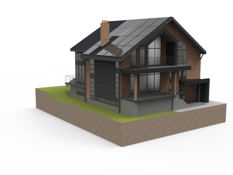 3D exterior visualisation for new London property